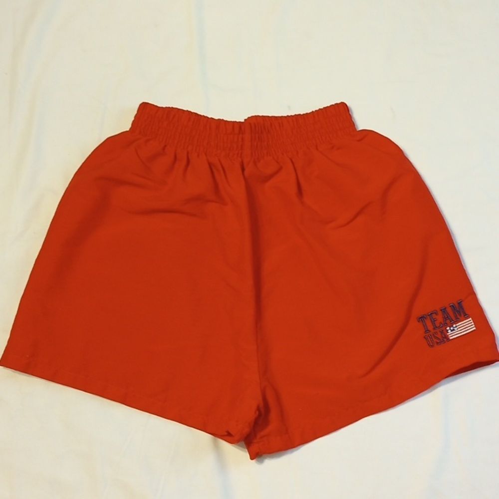 Vintage TSG Trends Team USA Red Shorts